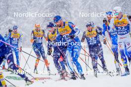 06.01.2024, Val di Fiemme, Italy (ITA): Perttu Hyvarinen (FIN) - FIS world cup cross-country, tour de ski, mass, Val di Fiemme (ITA). www.nordicfocus.com. © Barbieri/NordicFocus. Every downloaded picture is fee-liable.