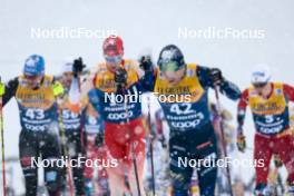 06.01.2024, Val di Fiemme, Italy (ITA): Maurice Manificat (FRA) - FIS world cup cross-country, tour de ski, mass, Val di Fiemme (ITA). www.nordicfocus.com. © Modica/NordicFocus. Every downloaded picture is fee-liable.