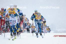 06.01.2024, Val di Fiemme, Italy (ITA): Remi Lindholm (FIN) - FIS world cup cross-country, tour de ski, mass, Val di Fiemme (ITA). www.nordicfocus.com. © Modica/NordicFocus. Every downloaded picture is fee-liable.