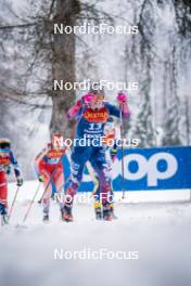 06.01.2024, Val di Fiemme, Italy (ITA): Rosie Brennan (USA) - FIS world cup cross-country, tour de ski, mass, Val di Fiemme (ITA). www.nordicfocus.com. © Barbieri/NordicFocus. Every downloaded picture is fee-liable.