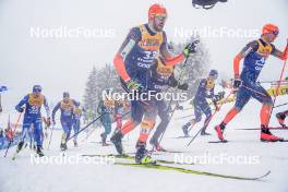 06.01.2024, Val di Fiemme, Italy (ITA): Thomas Maloney Westgaard (IRL) - FIS world cup cross-country, tour de ski, mass, Val di Fiemme (ITA). www.nordicfocus.com. © Barbieri/NordicFocus. Every downloaded picture is fee-liable.