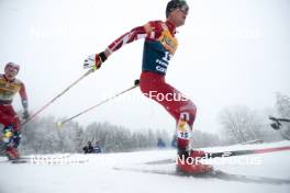 06.01.2024, Val di Fiemme, Italy (ITA): Mika Vermeulen (AUT) - FIS world cup cross-country, tour de ski, mass, Val di Fiemme (ITA). www.nordicfocus.com. © Modica/NordicFocus. Every downloaded picture is fee-liable.