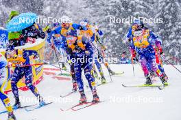 06.01.2024, Val di Fiemme, Italy (ITA): Elia Barp (ITA) - FIS world cup cross-country, tour de ski, mass, Val di Fiemme (ITA). www.nordicfocus.com. © Barbieri/NordicFocus. Every downloaded picture is fee-liable.