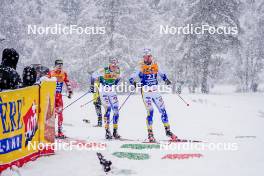 06.01.2024, Val di Fiemme, Italy (ITA): Calle Halfvarsson (SWE) - FIS world cup cross-country, tour de ski, mass, Val di Fiemme (ITA). www.nordicfocus.com. © Barbieri/NordicFocus. Every downloaded picture is fee-liable.