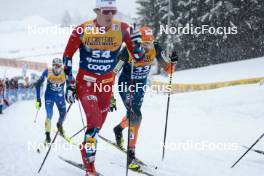 06.01.2024, Val di Fiemme, Italy (ITA): Thomas Maloney Westgaard (IRL) - FIS world cup cross-country, tour de ski, mass, Val di Fiemme (ITA). www.nordicfocus.com. © Modica/NordicFocus. Every downloaded picture is fee-liable.