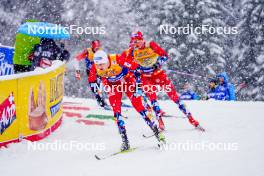 06.01.2024, Val di Fiemme, Italy (ITA): Erik Valnes (NOR) - FIS world cup cross-country, tour de ski, mass, Val di Fiemme (ITA). www.nordicfocus.com. © Barbieri/NordicFocus. Every downloaded picture is fee-liable.