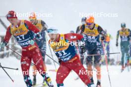 06.01.2024, Val di Fiemme, Italy (ITA): Jan Thomas Jenssen (NOR), Haavard Solaas Taugboel (NOR), (l-r)  - FIS world cup cross-country, tour de ski, mass, Val di Fiemme (ITA). www.nordicfocus.com. © Modica/NordicFocus. Every downloaded picture is fee-liable.