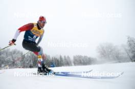 06.01.2024, Val di Fiemme, Italy (ITA): Antoine Cyr (CAN) - FIS world cup cross-country, tour de ski, mass, Val di Fiemme (ITA). www.nordicfocus.com. © Modica/NordicFocus. Every downloaded picture is fee-liable.