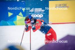 06.01.2024, Val di Fiemme, Italy (ITA): Kristin Austgulen Fosnaes (NOR) - FIS world cup cross-country, tour de ski, mass, Val di Fiemme (ITA). www.nordicfocus.com. © Barbieri/NordicFocus. Every downloaded picture is fee-liable.
