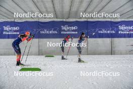 06.01.2024, Val di Fiemme, Italy (ITA): Thomas Maloney Westgaard (IRL), Ryo Hirose (JPN), (l-r)  - FIS world cup cross-country, tour de ski, mass, Val di Fiemme (ITA). www.nordicfocus.com. © Barbieri/NordicFocus. Every downloaded picture is fee-liable.