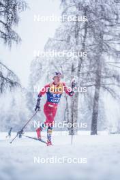 06.01.2024, Val di Fiemme, Italy (ITA): Ansgar Evensen (NOR) - FIS world cup cross-country, tour de ski, mass, Val di Fiemme (ITA). www.nordicfocus.com. © Barbieri/NordicFocus. Every downloaded picture is fee-liable.