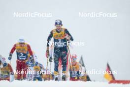 06.01.2024, Val di Fiemme, Italy (ITA): Hugo Lapalus (FRA) - FIS world cup cross-country, tour de ski, mass, Val di Fiemme (ITA). www.nordicfocus.com. © Modica/NordicFocus. Every downloaded picture is fee-liable.