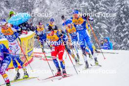 06.01.2024, Val di Fiemme, Italy (ITA): Alvar Johannes Alev (EST) - FIS world cup cross-country, tour de ski, mass, Val di Fiemme (ITA). www.nordicfocus.com. © Barbieri/NordicFocus. Every downloaded picture is fee-liable.