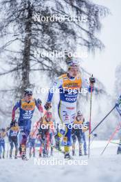 06.01.2024, Val di Fiemme, Italy (ITA): Gustaf Berglund (SWE) - FIS world cup cross-country, tour de ski, mass, Val di Fiemme (ITA). www.nordicfocus.com. © Barbieri/NordicFocus. Every downloaded picture is fee-liable.