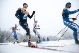 06.01.2024, Val di Fiemme, Italy (ITA): Elia Barp (ITA) - FIS world cup cross-country, tour de ski, mass, Val di Fiemme (ITA). www.nordicfocus.com. © Modica/NordicFocus. Every downloaded picture is fee-liable.
