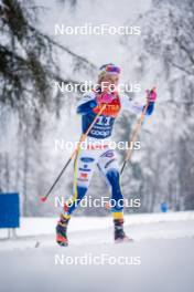 06.01.2024, Val di Fiemme, Italy (ITA): Emma Ribom (SWE) - FIS world cup cross-country, tour de ski, mass, Val di Fiemme (ITA). www.nordicfocus.com. © Barbieri/NordicFocus. Every downloaded picture is fee-liable.