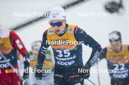 06.01.2024, Val di Fiemme, Italy (ITA): Remi Bourdin (FRA) - FIS world cup cross-country, tour de ski, mass, Val di Fiemme (ITA). www.nordicfocus.com. © Modica/NordicFocus. Every downloaded picture is fee-liable.