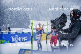 06.01.2024, Val di Fiemme, Italy (ITA): William Poromaa (SWE) - FIS world cup cross-country, tour de ski, mass, Val di Fiemme (ITA). www.nordicfocus.com. © Barbieri/NordicFocus. Every downloaded picture is fee-liable.