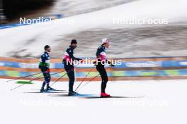 05.01.2024, Val di Fiemme, Italy (ITA): Hugo Lapalus (FRA) - FIS world cup cross-country, tour de ski, training, Val di Fiemme (ITA). www.nordicfocus.com. © Modica/NordicFocus. Every downloaded picture is fee-liable.