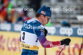 19.01.2024, Oberhof, Germany (GER): Ben Ogden (USA) - FIS world cup cross-country, individual sprint, Oberhof (GER). www.nordicfocus.com. © Modica/NordicFocus. Every downloaded picture is fee-liable.