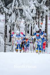 19.01.2024, Oberhof, Germany (GER): Emma Ribom (SWE), Moa Lundgren (SWE), (l-r)  - FIS world cup cross-country, individual sprint, Oberhof (GER). www.nordicfocus.com. © Authamayou/NordicFocus. Every downloaded picture is fee-liable.