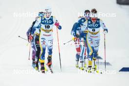 19.01.2024, Oberhof, Germany (GER): Emma Ribom (SWE), Moa Lundgren (SWE), (l-r)  - FIS world cup cross-country, individual sprint, Oberhof (GER). www.nordicfocus.com. © Modica/NordicFocus. Every downloaded picture is fee-liable.