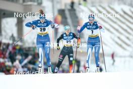 19.01.2024, Oberhof, Germany (GER): Tiia Olkkonen (FIN), Anne Kyllonen (FIN), (l-r)  - FIS world cup cross-country, individual sprint, Oberhof (GER). www.nordicfocus.com. © Modica/NordicFocus. Every downloaded picture is fee-liable.