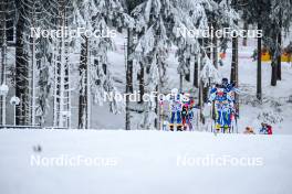 19.01.2024, Oberhof, Germany (GER): Emma Ribom (SWE), Moa Lundgren (SWE), (l-r)  - FIS world cup cross-country, individual sprint, Oberhof (GER). www.nordicfocus.com. © Authamayou/NordicFocus. Every downloaded picture is fee-liable.