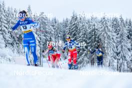 19.01.2024, Oberhof, Germany (GER): Jan Stoelben (GER), Ansgar Evensen (NOR), (l-r)  - FIS world cup cross-country, individual sprint, Oberhof (GER). www.nordicfocus.com. © Authamayou/NordicFocus. Every downloaded picture is fee-liable.