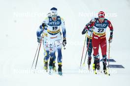 19.01.2024, Oberhof, Germany (GER): Emil Danielsson (SWE), Even Northug (NOR), (l-r)  - FIS world cup cross-country, individual sprint, Oberhof (GER). www.nordicfocus.com. © Modica/NordicFocus. Every downloaded picture is fee-liable.