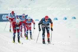 19.01.2024, Oberhof, Germany (GER): Erik Valnes (NOR), Jan Stoelben (GER), (l-r)  - FIS world cup cross-country, individual sprint, Oberhof (GER). www.nordicfocus.com. © Modica/NordicFocus. Every downloaded picture is fee-liable.