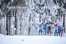 19.01.2024, Oberhof, Germany (GER): Frida Karlsson (SWE), Linn Svahn (SWE), (l-r)  - FIS world cup cross-country, individual sprint, Oberhof (GER). www.nordicfocus.com. © Authamayou/NordicFocus. Every downloaded picture is fee-liable.