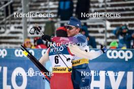 19.01.2024, Oberhof, Germany (GER): Valerio Grond (SUI), Ben Ogden (USA), (l-r)  - FIS world cup cross-country, individual sprint, Oberhof (GER). www.nordicfocus.com. © Modica/NordicFocus. Every downloaded picture is fee-liable.