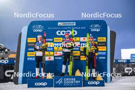 19.01.2024, Oberhof, Germany (GER): Ansgar Evensen (NOR), Erik Valnes (NOR), Even Northug (NOR), (l-r)  - FIS world cup cross-country, individual sprint, Oberhof (GER). www.nordicfocus.com. © Authamayou/NordicFocus. Every downloaded picture is fee-liable.