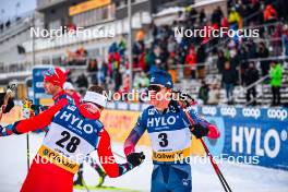 19.01.2024, Oberhof, Germany (GER): Ansgar Evensen (NOR), Ben Ogden (USA), (l-r)  - FIS world cup cross-country, individual sprint, Oberhof (GER). www.nordicfocus.com. © Authamayou/NordicFocus. Every downloaded picture is fee-liable.