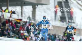 19.01.2024, Oberhof, Germany (GER): Tiia Olkkonen (FIN), Victoria Carl (GER), (l-r)  - FIS world cup cross-country, individual sprint, Oberhof (GER). www.nordicfocus.com. © Modica/NordicFocus. Every downloaded picture is fee-liable.
