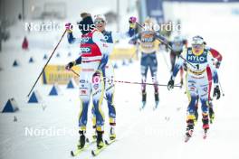19.01.2024, Oberhof, Germany (GER): Linn Svahn (SWE), Frida Karlsson (SWE), Jonna Sundling (SWE), (l-r)  - FIS world cup cross-country, individual sprint, Oberhof (GER). www.nordicfocus.com. © Modica/NordicFocus. Every downloaded picture is fee-liable.