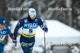 19.01.2024, Oberhof, Germany (GER): Lucas Chanavat (FRA) - FIS world cup cross-country, individual sprint, Oberhof (GER). www.nordicfocus.com. © Modica/NordicFocus. Every downloaded picture is fee-liable.