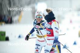 19.01.2024, Oberhof, Germany (GER): Frida Karlsson (SWE), Linn Svahn (SWE), (l-r)  - FIS world cup cross-country, individual sprint, Oberhof (GER). www.nordicfocus.com. © Modica/NordicFocus. Every downloaded picture is fee-liable.