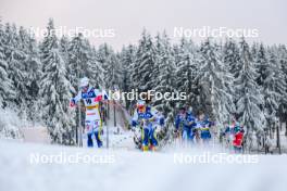 19.01.2024, Oberhof, Germany (GER): Emma Ribom (SWE), Moa Lundgren (SWE), Jasmin Kahara (FIN), (l-r)  - FIS world cup cross-country, individual sprint, Oberhof (GER). www.nordicfocus.com. © Authamayou/NordicFocus. Every downloaded picture is fee-liable.