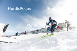 20.01.2024, Oberhof, Germany (GER): Jasmin Kahara (FIN), Flora Dolci (FRA), Sofie Krehl (GER), (l-r)  - FIS world cup cross-country, mass, Oberhof (GER). www.nordicfocus.com. © Modica/NordicFocus. Every downloaded picture is fee-liable.