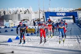 20.01.2024, Oberhof, Germany (GER): Laura Gimmler (GER), Mathilde Myhrvold (NOR), Anne Kyllonen (FIN), (l-r)  - FIS world cup cross-country, mass, Oberhof (GER). www.nordicfocus.com. © Authamayou/NordicFocus. Every downloaded picture is fee-liable.