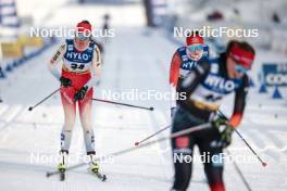 20.01.2024, Oberhof, Germany (GER): Giuliana Werro (SUI), Liliane Gagnon (CAN), (l-r)  - FIS world cup cross-country, mass, Oberhof (GER). www.nordicfocus.com. © Modica/NordicFocus. Every downloaded picture is fee-liable.