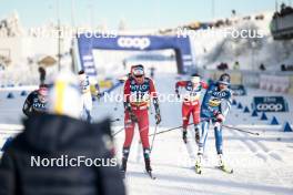 20.01.2024, Oberhof, Germany (GER): Mathilde Myhrvold (NOR), Anne Kyllonen (FIN), (l-r)  - FIS world cup cross-country, mass, Oberhof (GER). www.nordicfocus.com. © Modica/NordicFocus. Every downloaded picture is fee-liable.