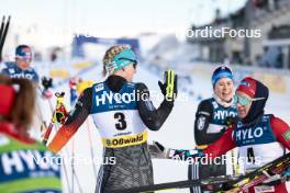 20.01.2024, Oberhof, Germany (GER): Victoria Carl (GER), Heidi Weng (NOR), (l-r)  - FIS world cup cross-country, mass, Oberhof (GER). www.nordicfocus.com. © Modica/NordicFocus. Every downloaded picture is fee-liable.