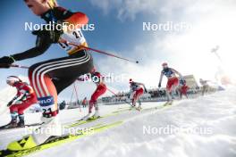 20.01.2024, Oberhof, Germany (GER): Nadja Kaelin (SUI), Marina Kaelin (SUI), (l-r)  - FIS world cup cross-country, mass, Oberhof (GER). www.nordicfocus.com. © Modica/NordicFocus. Every downloaded picture is fee-liable.