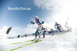 20.01.2024, Oberhof, Germany (GER): Ebba Andersson (SWE), Kerttu Niskanen (FIN), (l-r)  - FIS world cup cross-country, mass, Oberhof (GER). www.nordicfocus.com. © Modica/NordicFocus. Every downloaded picture is fee-liable.