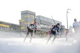 20.01.2024, Oberhof, Germany (GER): Laura Gimmler (GER), Caterina Ganz (ITA), (l-r)  - FIS world cup cross-country, mass, Oberhof (GER). www.nordicfocus.com. © Modica/NordicFocus. Every downloaded picture is fee-liable.