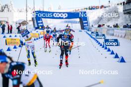 20.01.2024, Oberhof, Germany (GER): Linn Svahn (SWE), Victoria Carl (GER), (l-r)  - FIS world cup cross-country, mass, Oberhof (GER). www.nordicfocus.com. © Authamayou/NordicFocus. Every downloaded picture is fee-liable.