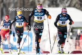 20.01.2024, Oberhof, Germany (GER): Laura Gimmler (GER), Katherine Sauerbrey (GER), (l-r)  - FIS world cup cross-country, mass, Oberhof (GER). www.nordicfocus.com. © Modica/NordicFocus. Every downloaded picture is fee-liable.